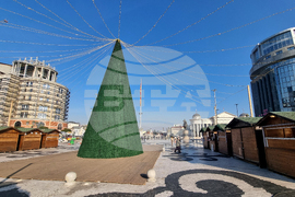 Република Северна Македония - централен площад в Скопие