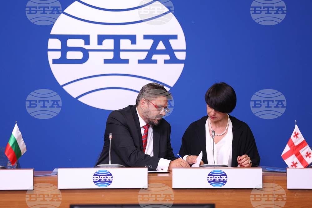 Национален пресклуб на БТА - София - БТА - Грузинската обществена телевизия - договор