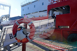 Varna, on the Black Sea - Research/Survey Vessel Sv. Sv. Kiril I Metodii - Departure - Antarctica