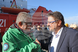 Varna, on the Black Sea - Research/Survey Vessel Sv. Sv. Kiril I Metodii - Departure - Antarctica