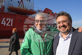 Varna, on the Black Sea - Research/Survey Vessel Sv. Sv. Kiril I Metodii - Departure - Antarctica