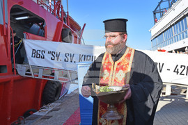 Varna, on the Black Sea - Research/Survey Vessel Sv. Sv. Kiril I Metodii - Departure - Antarctica