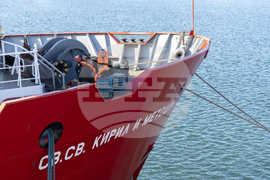 Varna, on the Black Sea - Research/Survey Vessel Sv. Sv. Kiril I Metodii - Departure - Antarctica 