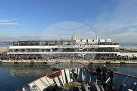 Varna, on the Black Sea - Research/Survey Vessel Sv. Sv. Kiril I Metodii - Departure - Antarctica