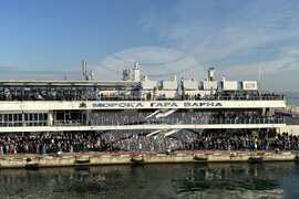 Varna, on the Black Sea - Research/Survey Vessel Sv. Sv. Kiril I Metodii - Departure - Antarctica