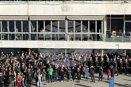 Varna, on the Black Sea - Research/Survey Vessel Sv. Sv. Kiril I Metodii - Departure - Antarctica