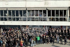 Varna, on the Black Sea - Research/Survey Vessel Sv. Sv. Kiril I Metodii - Departure - Antarctica