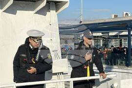 Varna, on the Black Sea - Research/Survey Vessel Sv. Sv. Kiril I Metodii - Departure - Antarctica