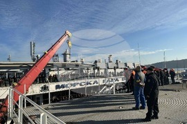 Varna, on the Black Sea - Research/Survey Vessel Sv. Sv. Kiril I Metodii - Departure - Antarctica