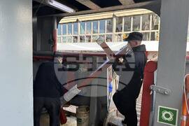 Varna, on the Black Sea - Research/Survey Vessel Sv. Sv. Kiril I Metodii - Departure - Antarctica