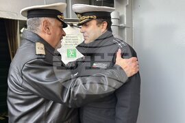 Varna, on the Black Sea - Research/Survey Vessel Sv. Sv. Kiril I Metodii - Departure - Antarctica