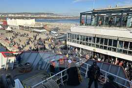 Varna, on the Black Sea - Research/Survey Vessel Sv. Sv. Kiril I Metodii - Departure - Antarctica