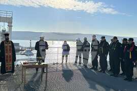 Varna, on the Black Sea - Research/Survey Vessel Sv. Sv. Kiril I Metodii - Departure - Antarctica