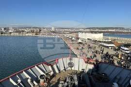 Varna, on the Black Sea - Research/Survey Vessel Sv. Sv. Kiril I Metodii - Departure - Antarctica