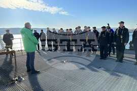 Varna, on the Black Sea - Research/Survey Vessel Sv. Sv. Kiril I Metodii - Departure - Antarctica