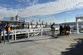 Varna, on the Black Sea - Research/Survey Vessel Sv. Sv. Kiril I Metodii - Departure - Antarctica