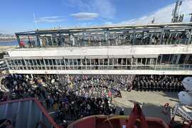 Varna, on the Black Sea - Research/Survey Vessel Sv. Sv. Kiril I Metodii - Departure - Antarctica