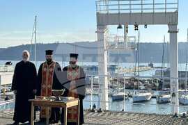 Varna, on the Black Sea - Research/Survey Vessel Sv. Sv. Kiril I Metodii - Departure - Antarctica