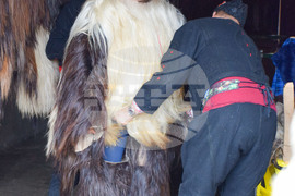 Разлог - кукери - подготовка - „Старчевата“