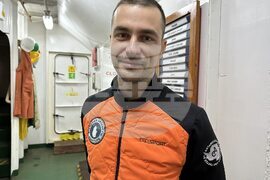 Varna, on the Black Sea - Research/Survey Vessel Sv. Sv. Kiril I Metodii - Departure - Antarctica