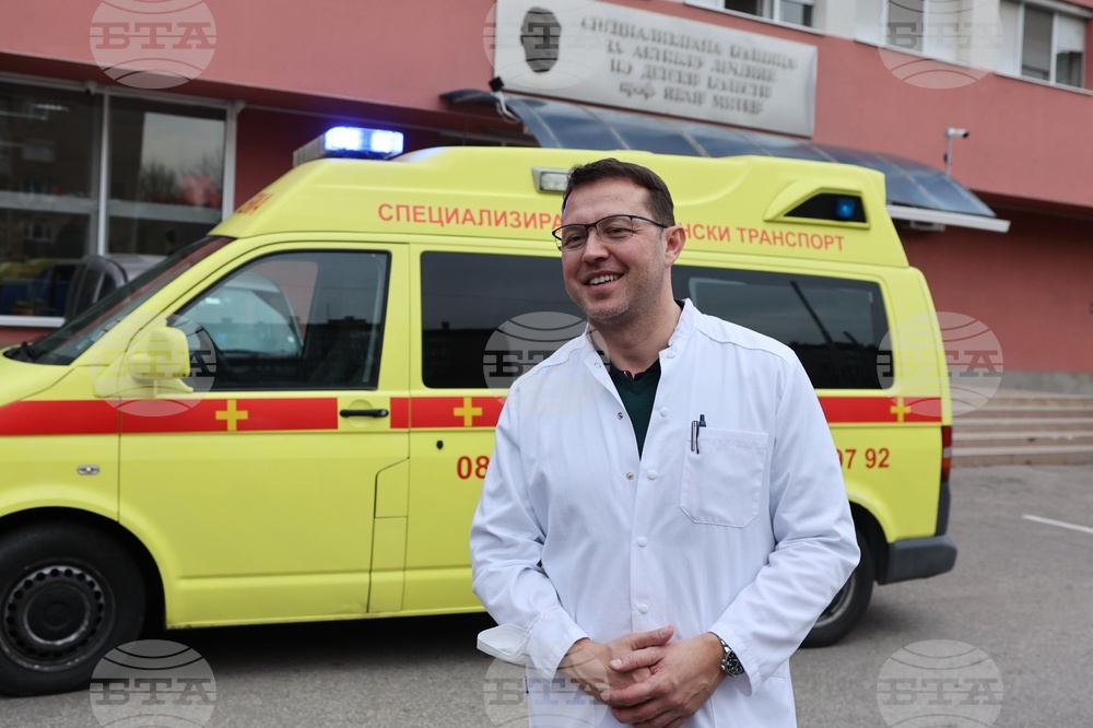 Специализирана болница за активно лечение по детски болести „Проф. Иван Митев” - линейка - дарение