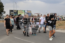 Село Труд - село Войводиново - протест