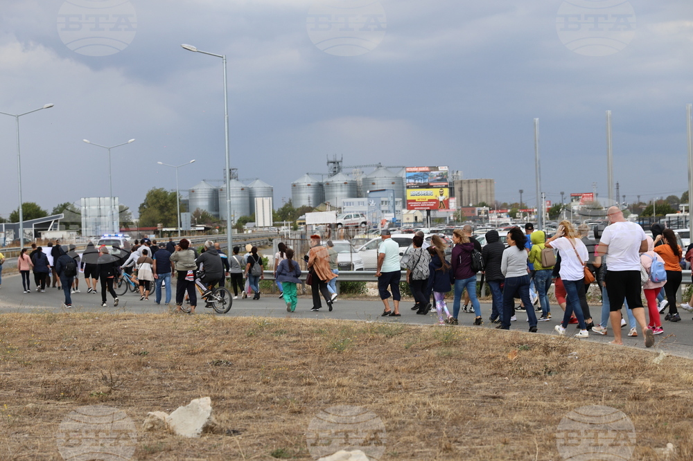 Село Труд - село Войводиново - протест