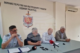 Разград - полиция - катастрофи - пресконференция