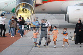 Летище София - полет от Ливан - евакуирани български граждани