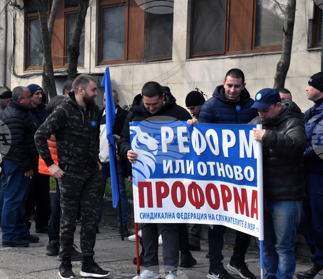Видин - полиция - протест