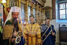 Самоков - Девически манастир „Покров Богородичен" - патриарх Даниил - литургия