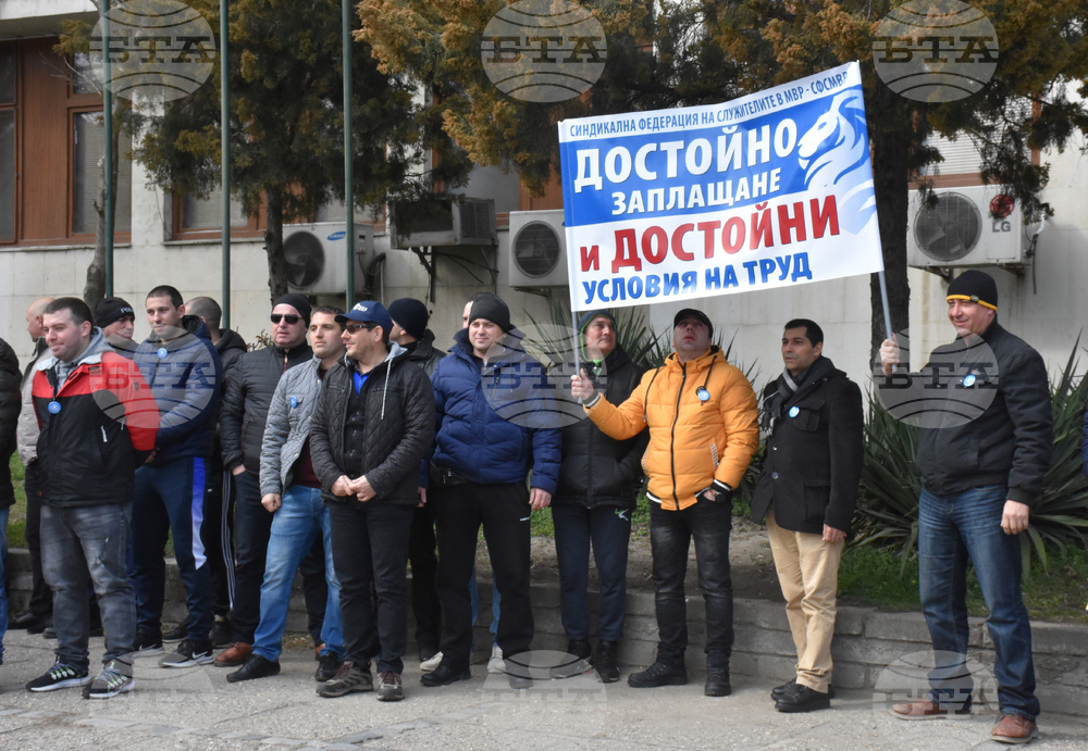 Видин - полиция - протест