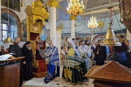 Самоков - Девически манастир „Покров Богородичен" - патриарх Даниил - литургия