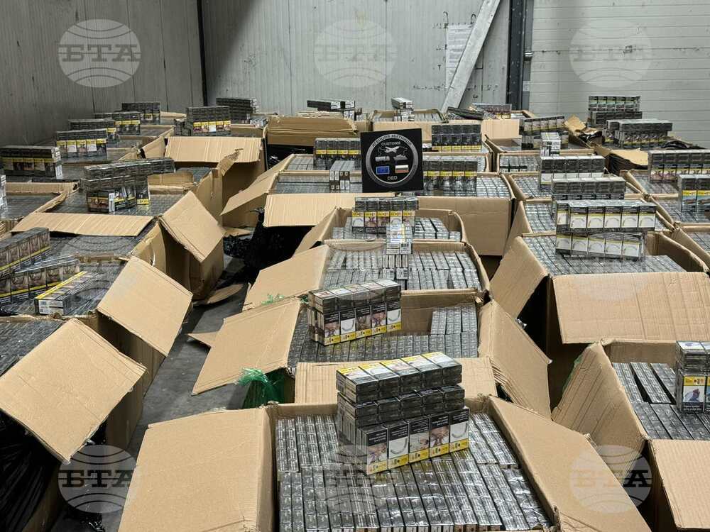 Митническите служители на МП Капитан Андреево откриха над 1 086 000 къса контрабандни цигари