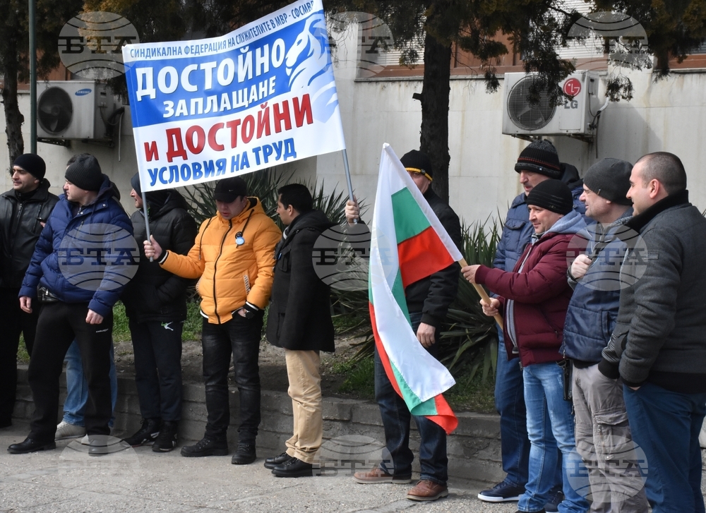 Видин - полиция - протест