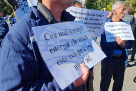 Румъния - миньори и енергетици - протест