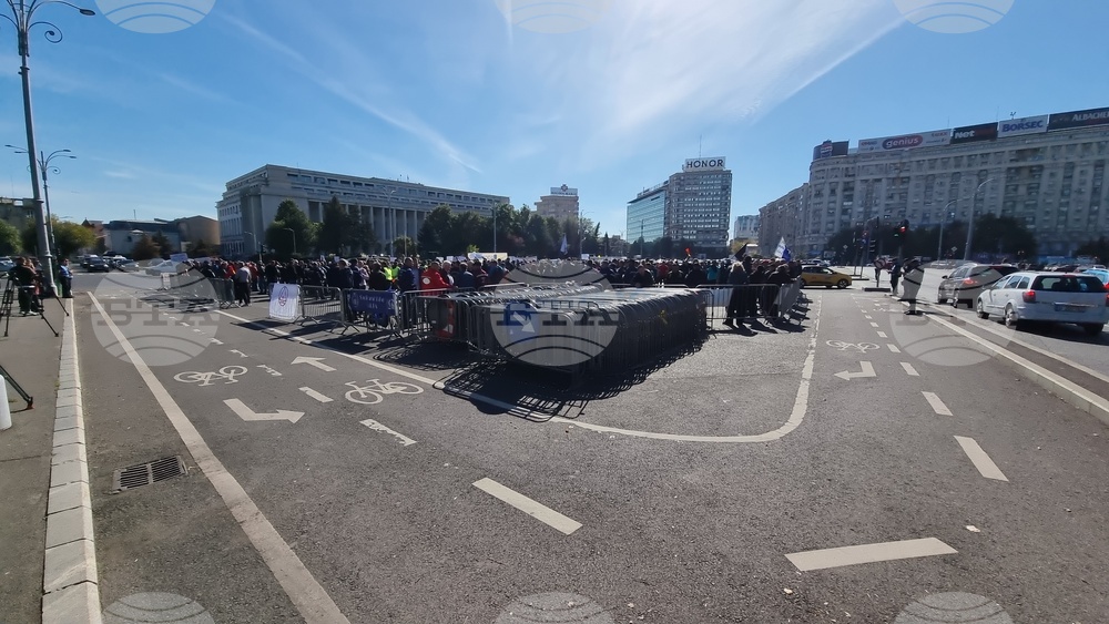Румъния - миньори и енергетици - протест