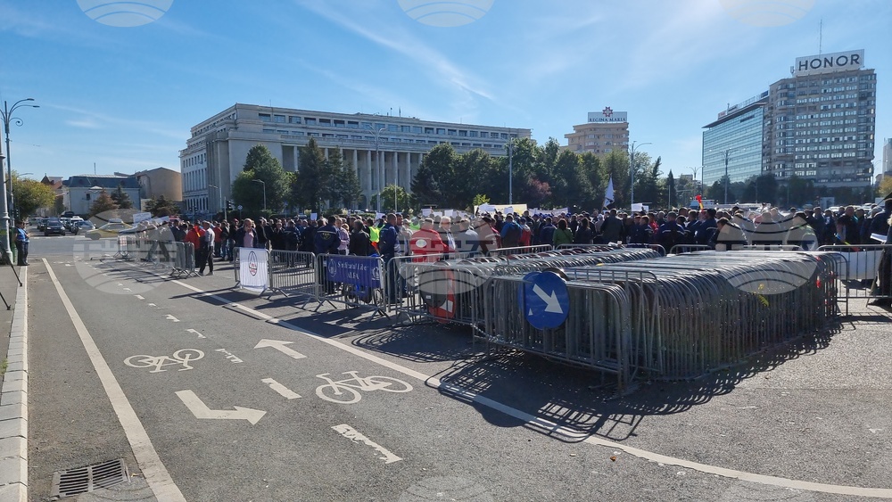 Румъния - миньори и енергетици - протест