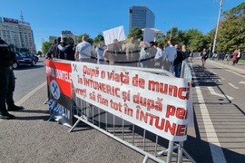 Румъния - миньори и енергетици - протест