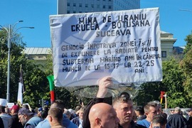 Румъния - миньори и енергетици - протест