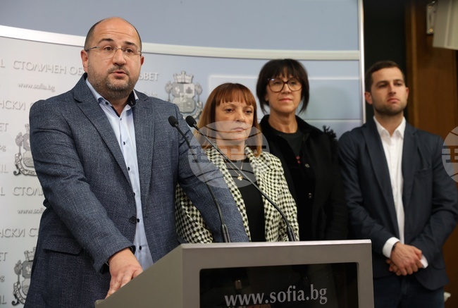 Столична община - ГЕРБ-СДС - брифинг