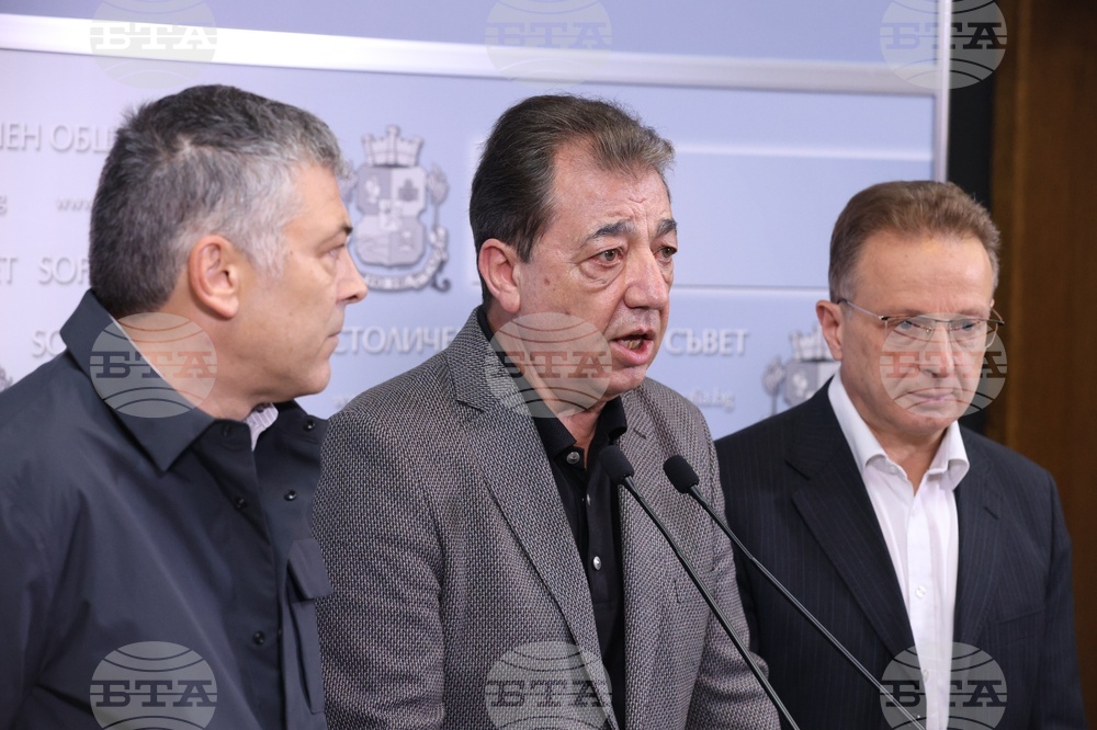 Столичен общински съвет - Ивайло Йонков - Вили Лилков - Иван Сотиров - брифинг