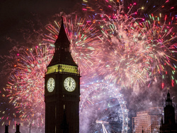 Britain New Year London