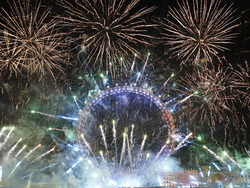 APTOPIX Britain New Year's Eve