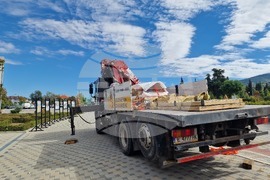 Петрич - Исторически музей - мраморна статуя