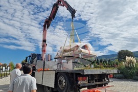 Петрич - Исторически музей - мраморна статуя