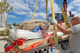 Петрич - Исторически музей - мраморна статуя