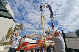 Петрич - Исторически музей - мраморна статуя