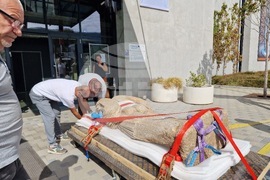 Петрич - Исторически музей - мраморна статуя