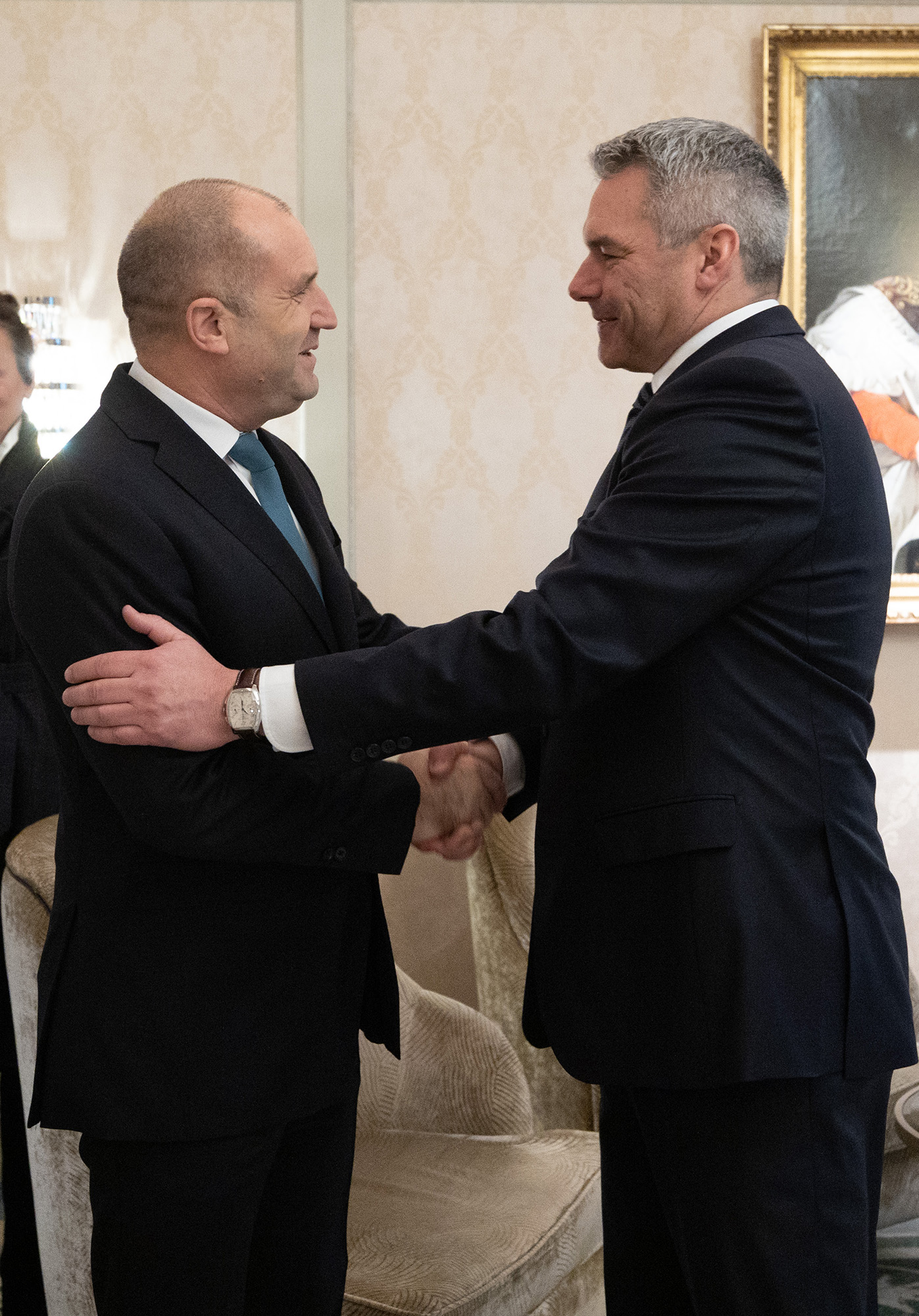 Австрия - Румен Радев - Карл Нехамер - среща